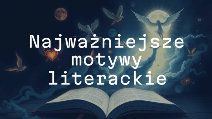 Open book with glowing light emerging from pages, surrounded by floating symbols of love, death, journey, and rebellion, dark academia style, illustrative.