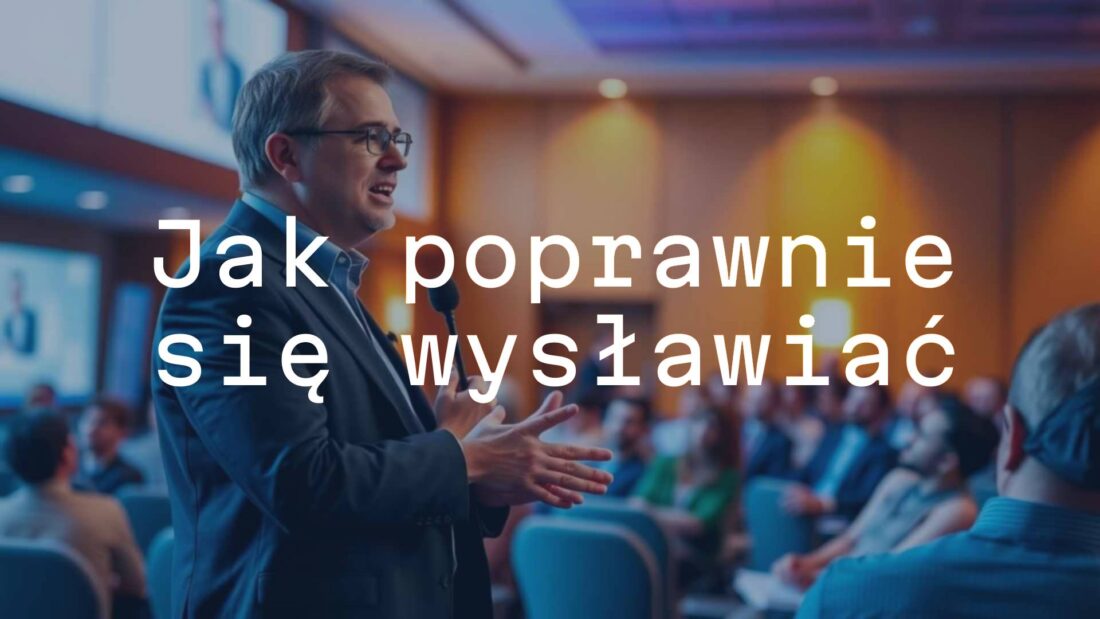 A confident person speaking in front of a group, clear and engaging communication, professional setting, warm lighting, realistic style.