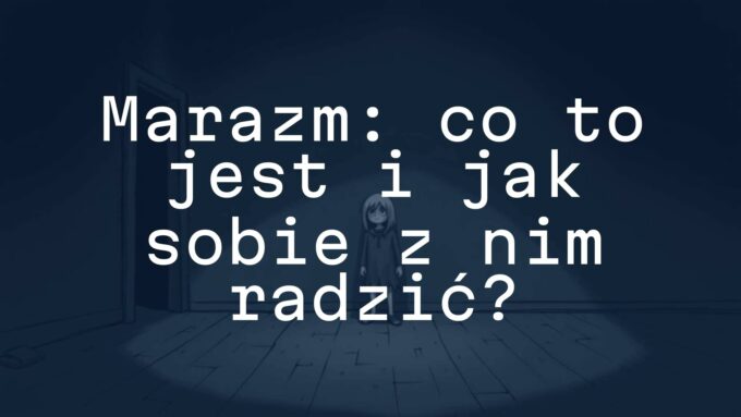 A person sitting alone in a dimly lit room, looking exhausted and indifferent, with a melancholic atmosphere, illustrative style.