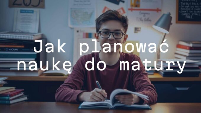 Student studying with a planner and books, organized desk, motivational atmosphere, realistic style.