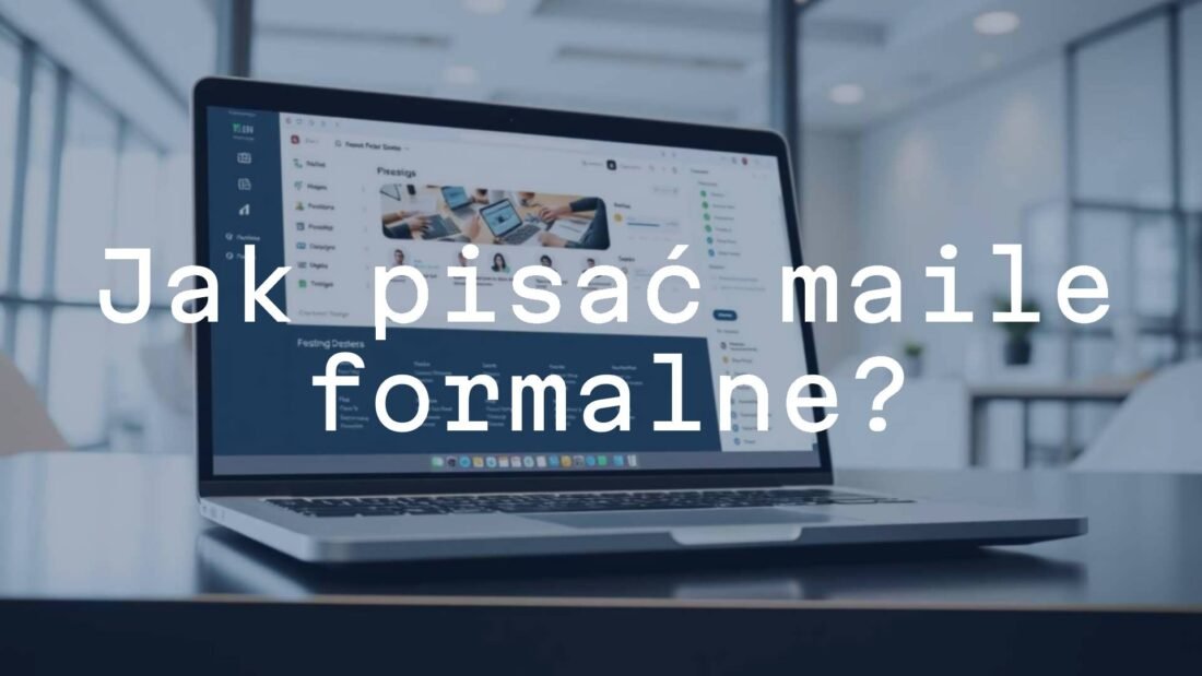Professional email composition on a laptop screen, business environment, formal tone, elegant and clean workspace, modern office setting, realistic.