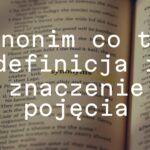 A dictionary page showing synonyms, highlighted words 'auto' and 'samochód', vintage style, warm lighting, illustrative.