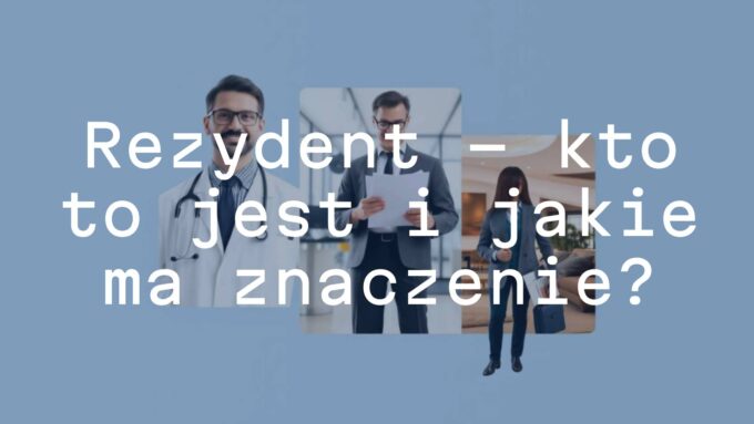 A conceptual collage representing various types of residents: a doctor in a white coat with a stethoscope, a professional in a modern office handling tax documents, and a travel representative in a tropical resort setting, clean professional layout, modern corporate style.